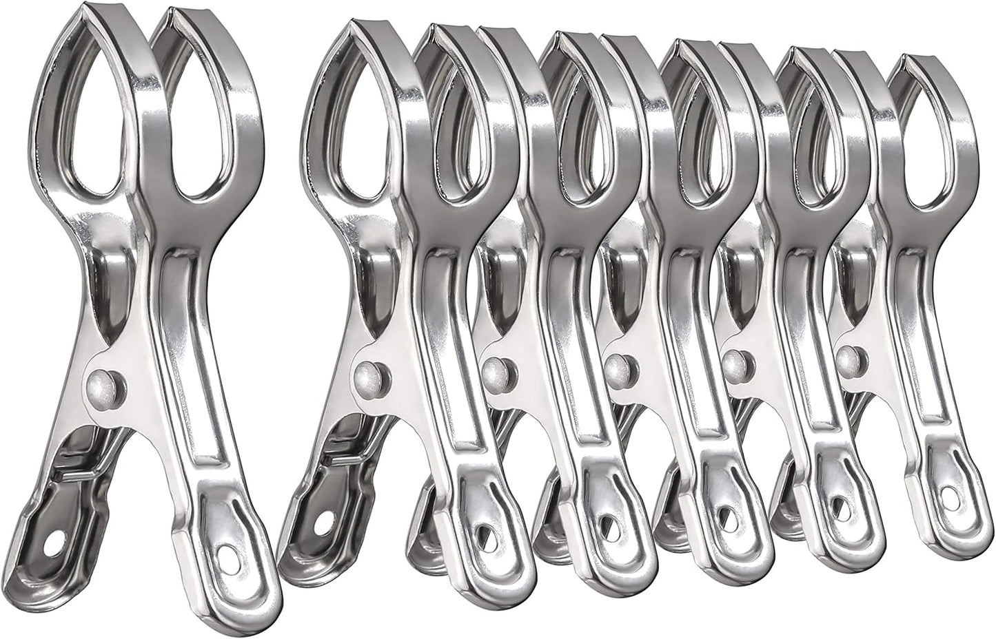 WEBI Pool Cover Clips, 6 Packs 3.3 Inch Beach Towel Clips for Chairs, Above Ground Pool Cover