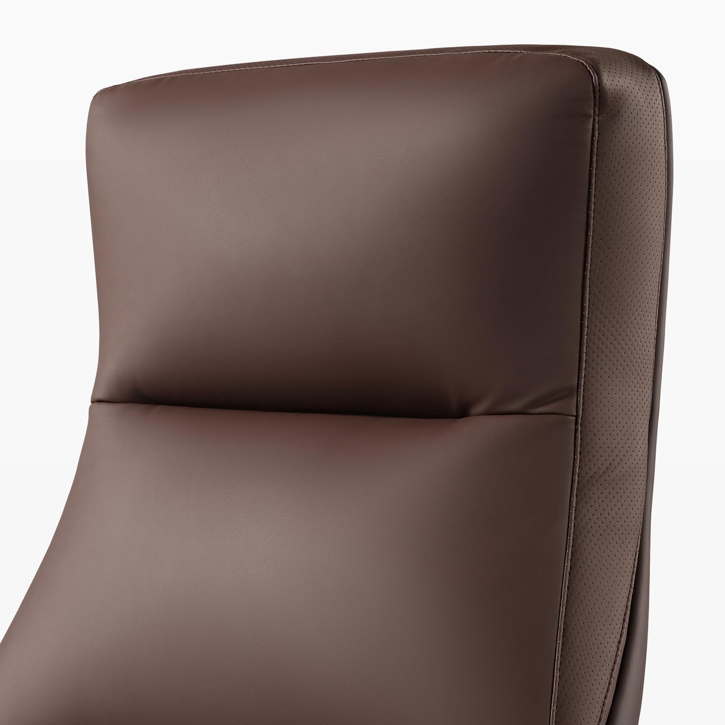 EUREKA ERGONOMIC Royal II Executive Office Chair High Back, Big and Tall with Extra Wide Seat, Silicone Leather Desk Chair Computer Chair, Modern Office Chair Home Office Desk Chairs-Brown