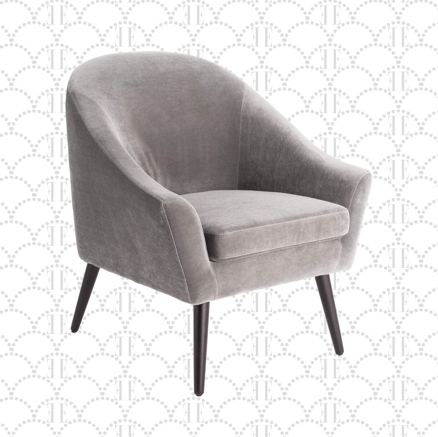 Elle Decor CHR10017A Elle Décor Laurel Accent Chair, Gray