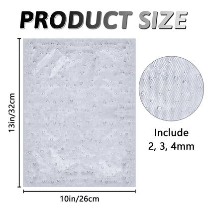 Dvobez 20 Sheet Iron-on Rhinestone Sheets - 2 Stunning Designs, AB Crystals & Glitter Hotfix Rhinestones, 2mm/3mm/4mm Mixed Sizes for Clothing, DIY Crafts, Gift Personalization & Home Décor