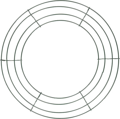Green Panacea Wire Wreath Frame, 12 Inch, 1 Foot (Pack of 1)