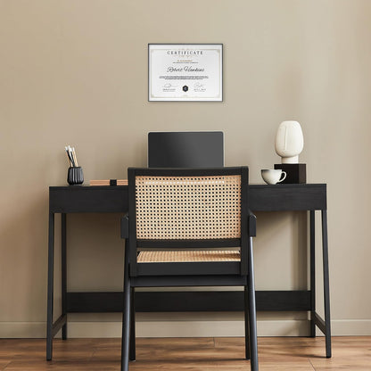 MCS 8.5x11 Diploma Frame, Black Picture Frame for Wall Hanging or Tabletop, 1-Pack