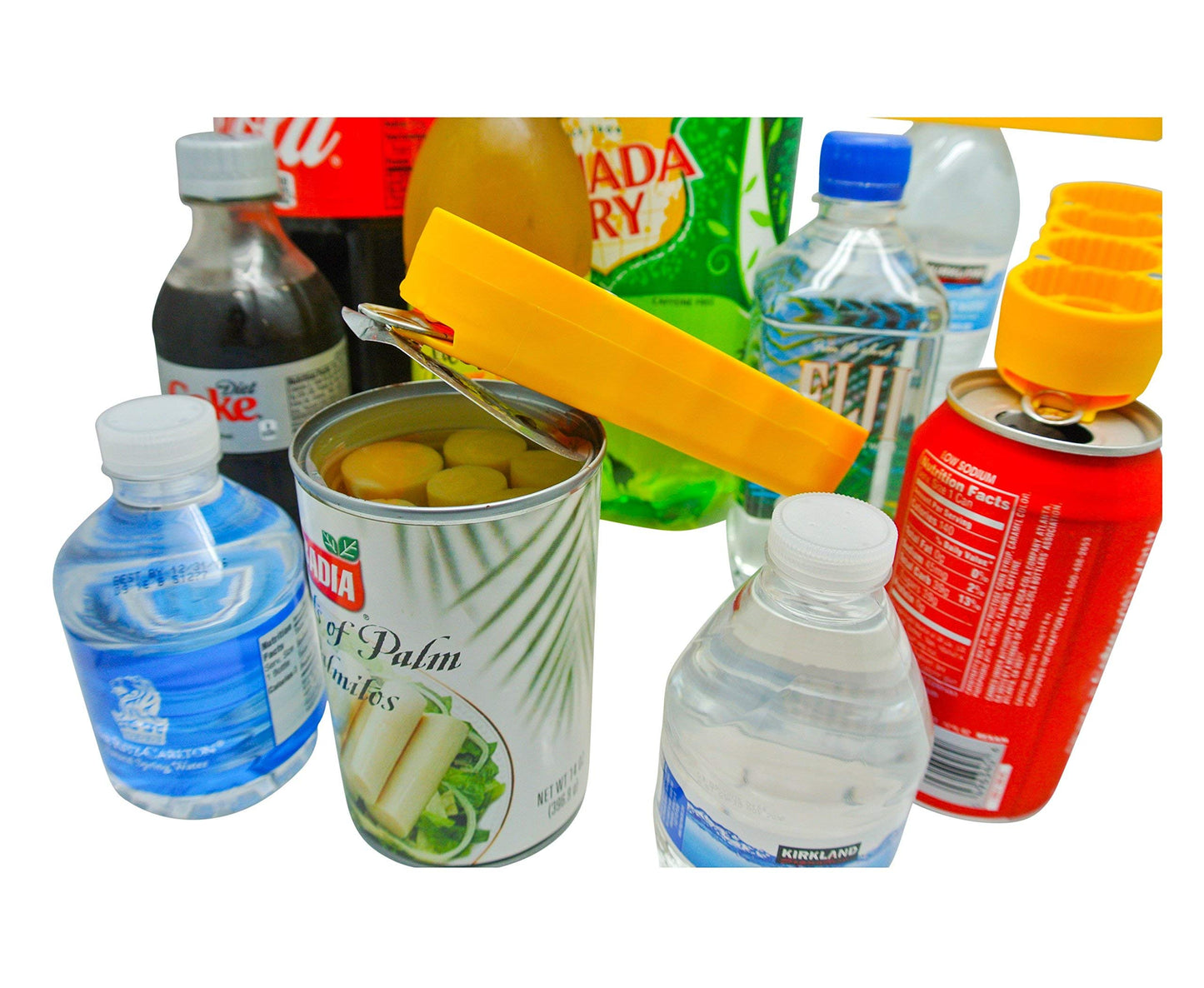 magic Opener COMBO – 1 mO MINI for small plastic caps & 1 mO PLUS for larger plastic caps See Pictures for Better Understanding – Soda Opener - Water Opener | Twist-off | Good for 16 sizes | Help Aids