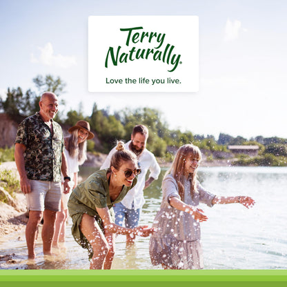 Terry Naturally GMT23 Greek Mountain Tea Plus Bacopa - Dietary Supplement for Focus Support - Brain Health Supplement for Attention to Detail - Herbal Supplement with Antioxidants - 30 Capsules