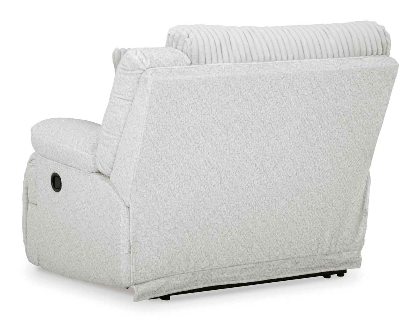 Signature Design by Ashley Top Tier Coastal 3-Piece Reclining Sectional Sofa with 4 Accent Pillows, Light Gray