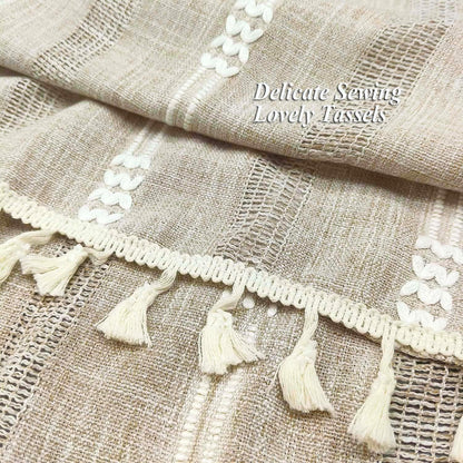 15.735.4 Inch Bedside Tablecloth for Nightstand Cover, Bedside Table Cloth for End Bed Side Dresser Table TV Stand