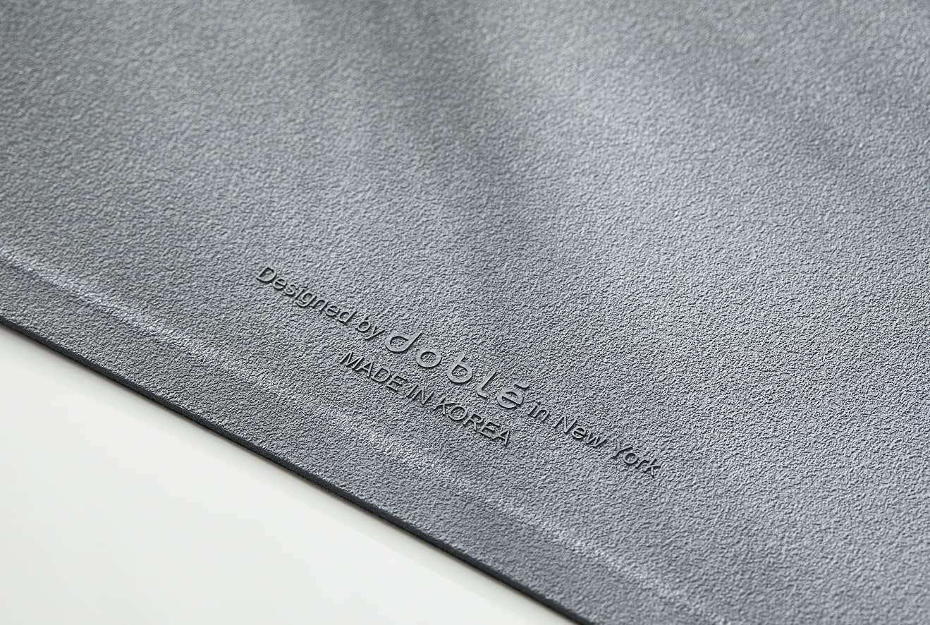 doblé Non-Scratch Flexible Cutting Board, Medium (13.5" x 9.3"), Space Gray, Dishwasher Safe