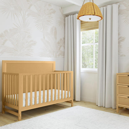 Davinci Margot 4-in-1 Convertible Crib in Honey GREENGUARD Gold Certified
