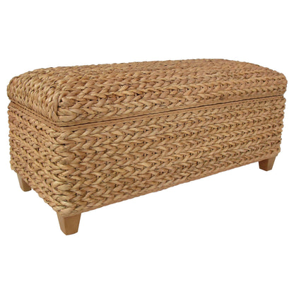 Coaster Home Furnishings - Laughton - Banana Leaf - Storage Bench with Lift-Top Lid and Soft-Close Hinges - Entryway Room - Natural - 500215NTL