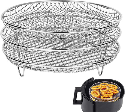 Air Fryer Racks for Gowise USA Airfryer, Ninja AirFryer Accessories, Fit 4.2QT - 5.8QT Air Fryer, Oven, Pressure Cooker