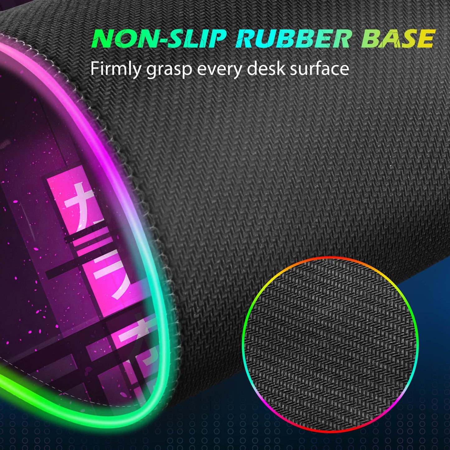 ToLuLu RGB Gaming Wireless Charging Mouse Pad, 5/7.5/10/15W 10 Light Modes LED Mouse Pad Computer Keyboard Mat Mousepad, 800x300x4MM Extended Large Desk Mat for Gaming, MacBook, Laptop, PC, Galaxy