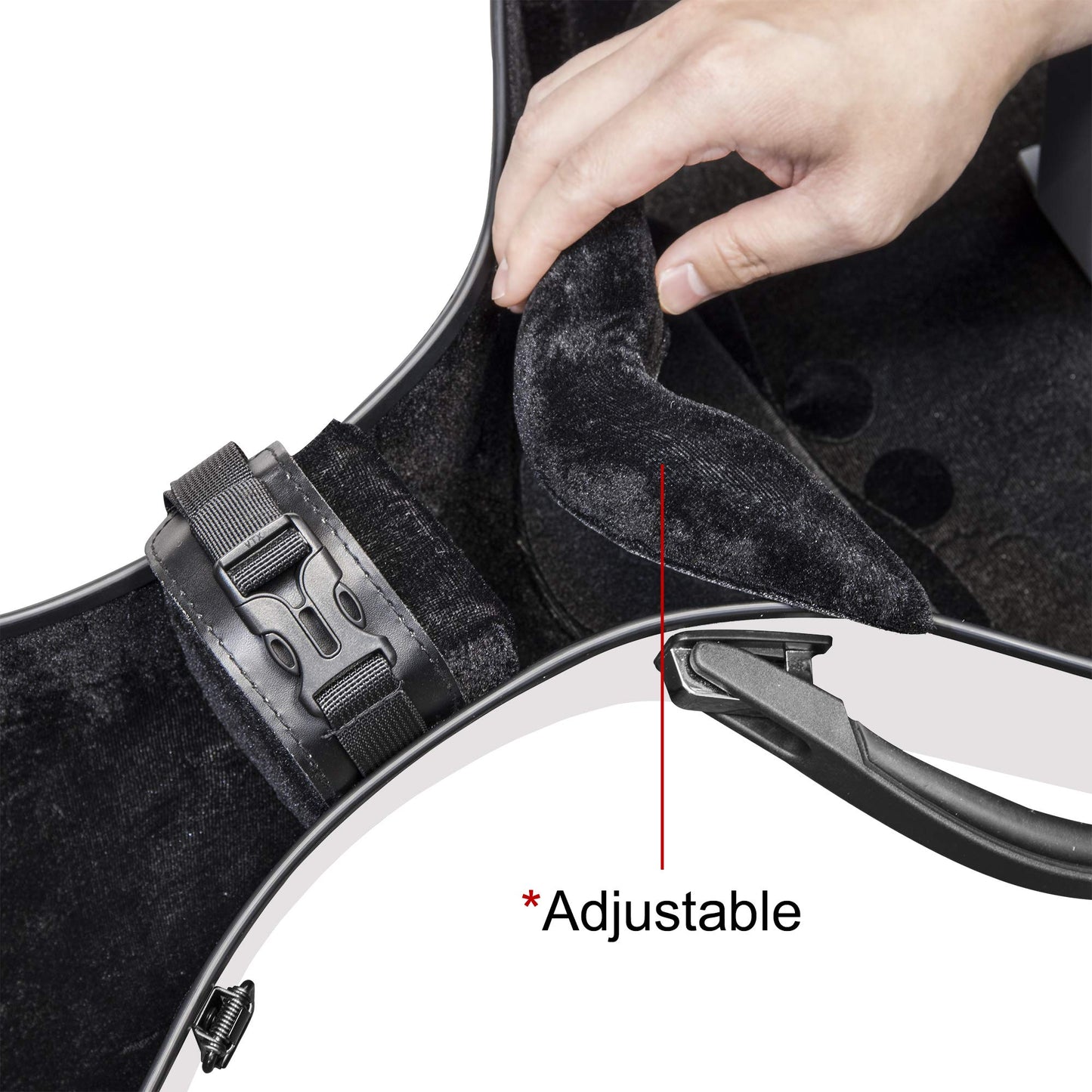 MI&VI CC-7002 Classic Carbon Fiber Composite Cello Case (Full Size) 4/4 with Wheels | Carry Straps | 11.5lb Lightweight | Tough Shell (White)