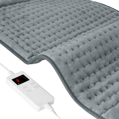 Heating Pad for Back, Large Heating Pads for Body Muscle Pain Cramps Relief, 6 Heat Settings Machine Washable Electric Heating Pad, Birthday Christmas Gifts for Women Mom