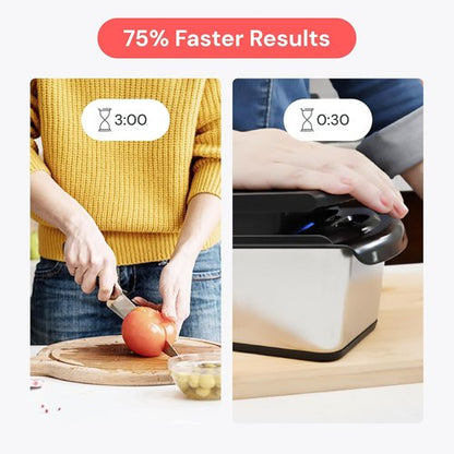 Fullstar Premium Vegetable Chopper | 14-in-1 Food Chopper & Mandoline Slicer with Container - Silver