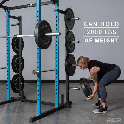 Rep Fitness PR-1100-Blu + Dip Attachment + Lat Pulldown + Weight Storage