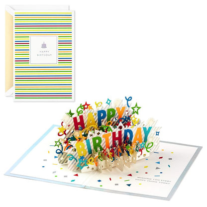 Hallmark Signature Paper Wonder Pop Up Birthday Card (Happy Birthday)