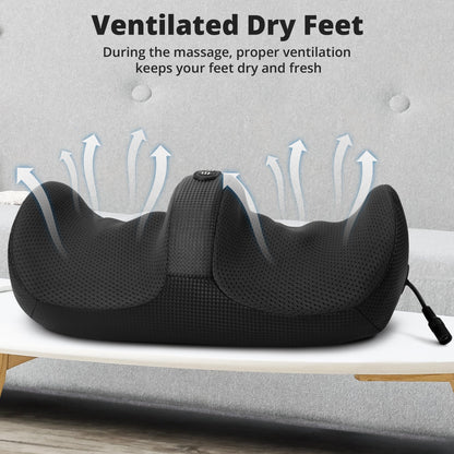 Medcursor Shiatsu Foot Massager with Heat | Foot and Calf Massager with Massage Roller, Deep Massage for Plantar Fasciitis, Pain Relief, Neuropathy, Relax for Home or Office Use (Not Cordless)
