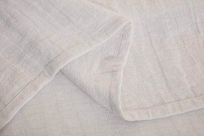 Sterling Creek Dawson Star Muslin Cotton Blanket Three Layers Lightweight Breathable Gauzy Blanket for Adults, All
