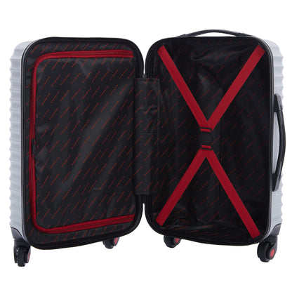 Travelers Club 6 Piece Orion Luggage and Travel Accessories Set, Grey