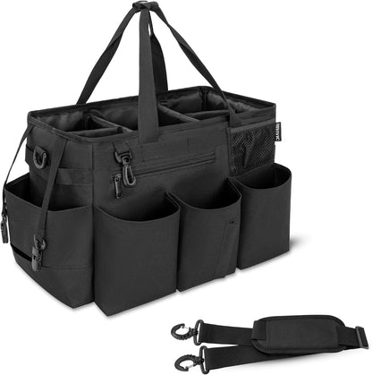 Large Capacity Wearable Cleaning Caddy Bag for Organizing Cleaning Supplies, Tote Bag for Housekeepers