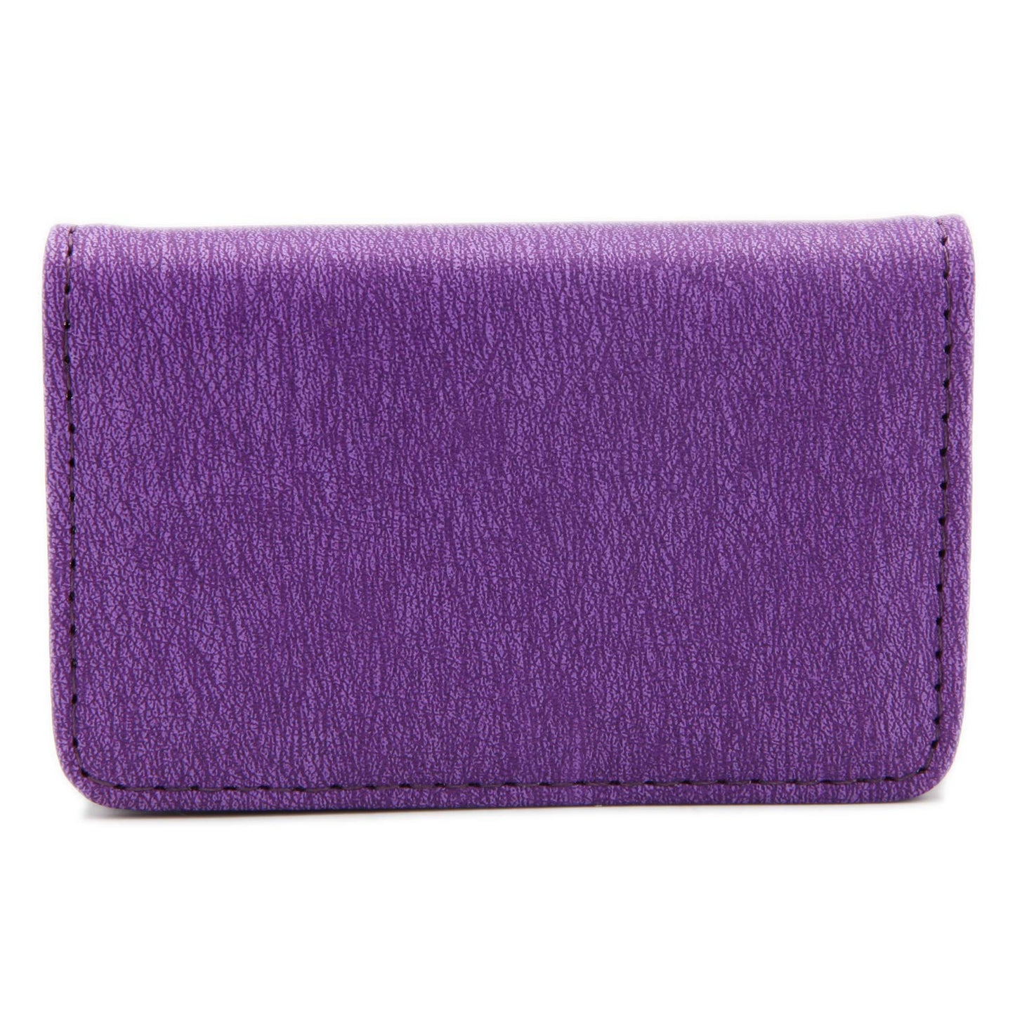 RFID Blocking Wallet - Minimalist Leather Business Credit Card Holder - Purple2