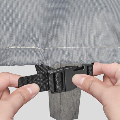 28L 28W 17H inch Patio Ottoman Cover, Waterproof Outdoor Square Furniture Cover for Side & End Table x x