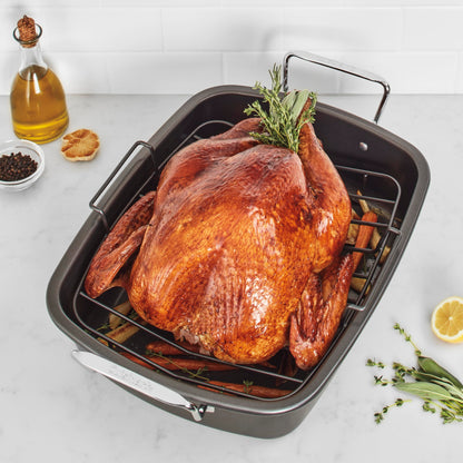 Cuisinart 16" x 12" Carbon Steel Non-Stick Roaster w/V-Rack