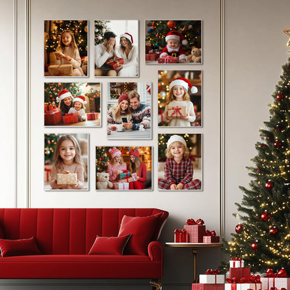 Wbtran 18x 24 inch Acrylic Picture Frame, Horizontal/Vertical Clear Photo Frame for Wall with Tape, No Drilling Floating Hanging Frameless Picture Frame, Wall Mount for Home, School, Office