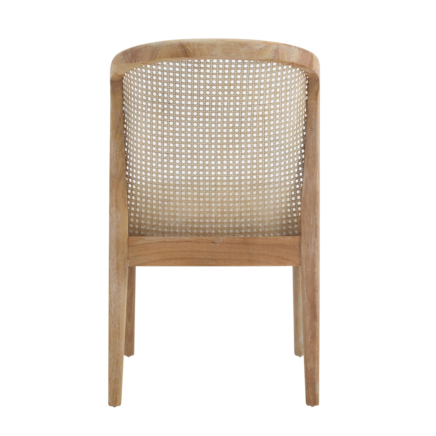 Christopher Knight Home Lilia Dining Chairs Set of 2, Modern Dining Chair with Fabric Upholstery, Rubberwood Frame Kitchen Chairs with Cane Webbing, Extra Seat for Dining Room, Beige + Natural