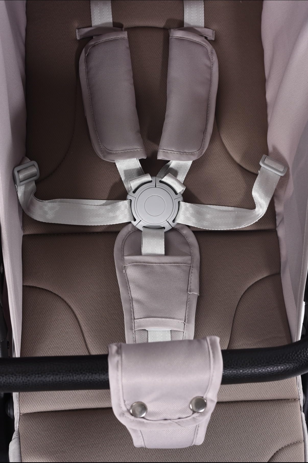 MUMUBOO Twin Baby Stroller (Silvery Grey)