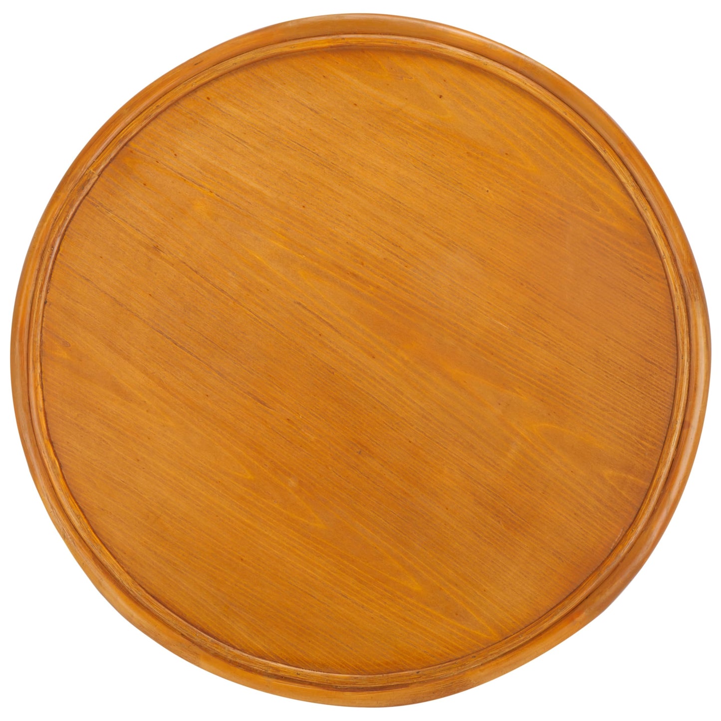 SAFAVIEH Couture Collection Bayard Natural Rattan Solid Wood Round Coffee Table (Fully Assembled)