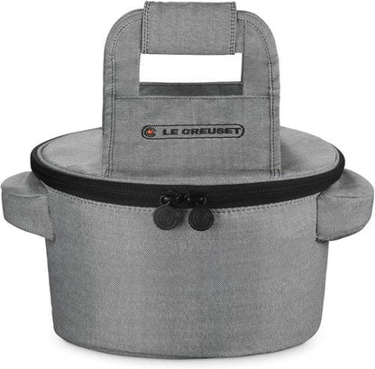 Le Creuset Round Dutch Oven Tote Bag - 15-Inch, Stylish Noir Design for Easy Transport