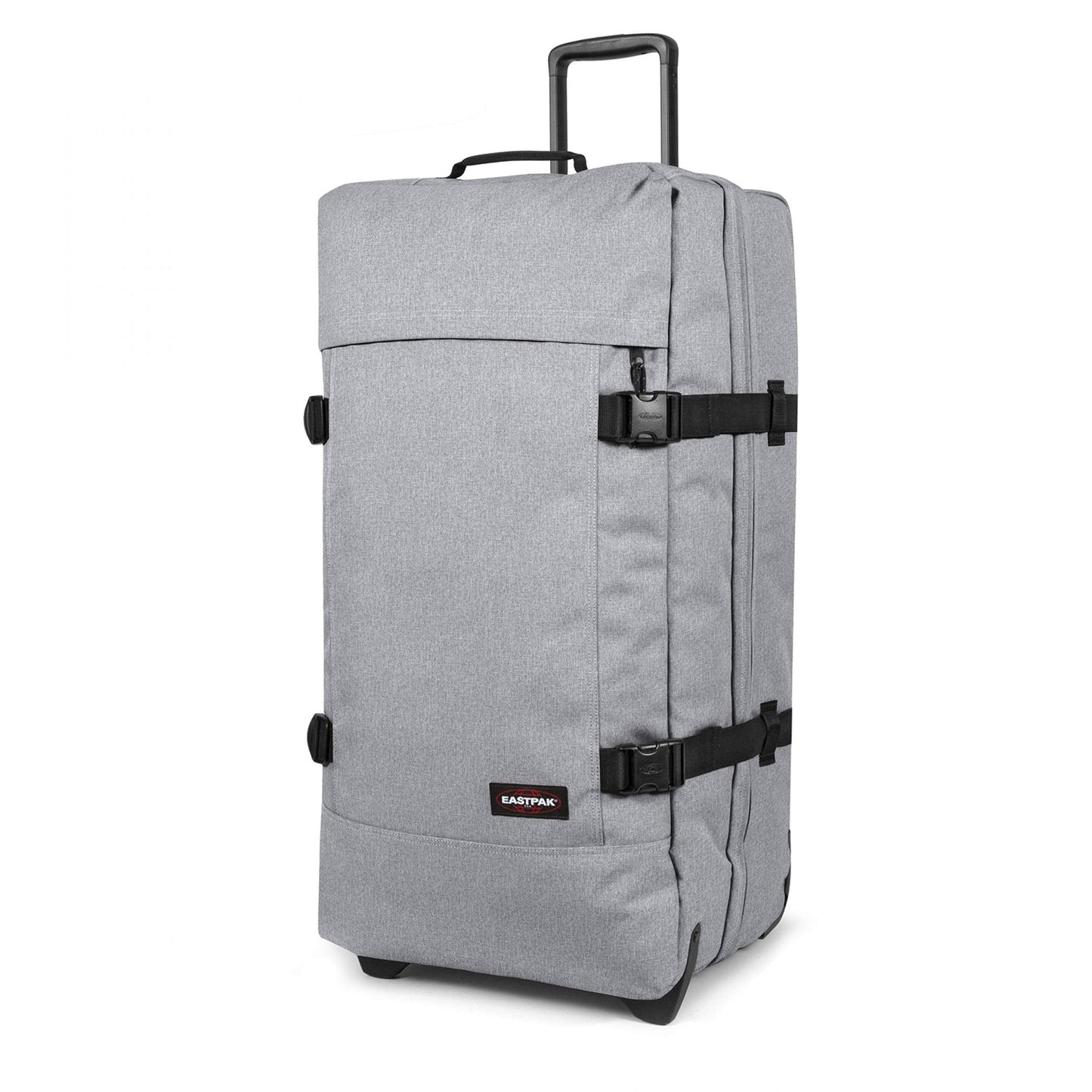Eastpak Tranverz L – 121L Large Wheeled Luggage with Dual Compartments, TSA Lock, Compression Straps & Smooth-Wheeling System, Sunday Grey