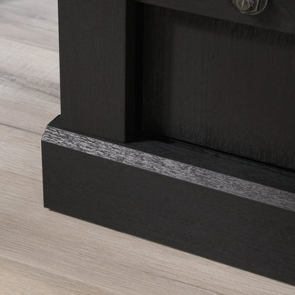 Sauder Misc Entertainment Farmhouse TV Stand, for TVs up to 70", Raven Oak Finish