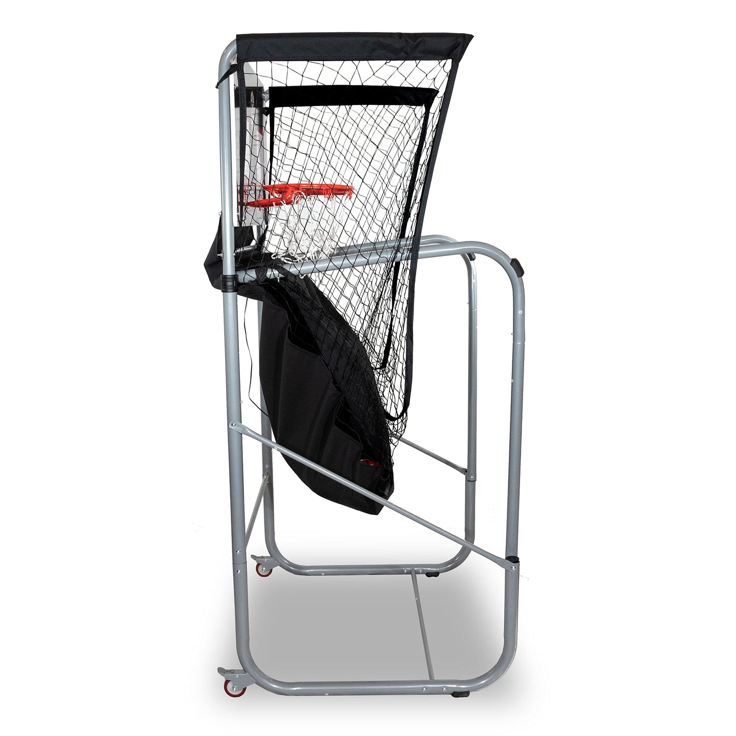 Pop-A-Shot - Home Dual Shot | Arcade Basketball Fun at Home | Infrared Sensor Scoring | 16 Game Modes | 7 Balls | Foldable Storage | for All Players (Red)