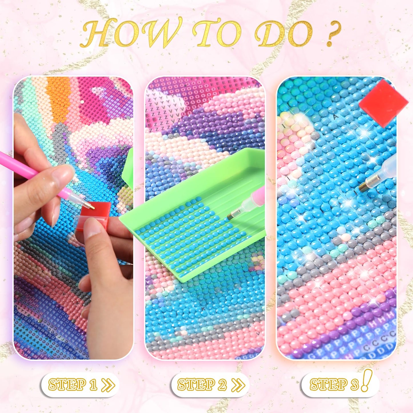 UIBDVKS Diamond Painting Kit, Memorial Day Diamond Art Kit for Adults, Diamond Art Kit for Beginners, 5D Round Full Drill Diamonds Art Kit, Home Decor, 16x12 Inch Frameless