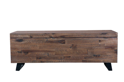 Belmont Home Westcliffe 46" Acacia Wood Storage Trunk, Brown