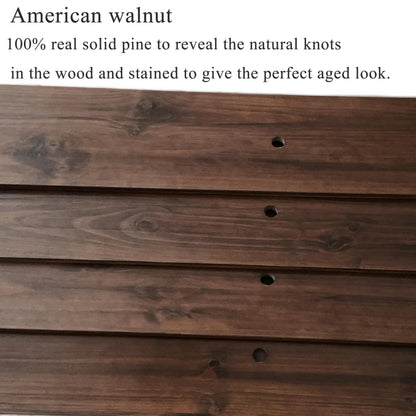 Industrial Pipe Wall Shelves With Real Wood Plank, 70 Inches Floating Shelves for Wall, 4 Tier Farmhouse Book Shelves, Dark Brown for Kitchen, Living Room Decor and Bar