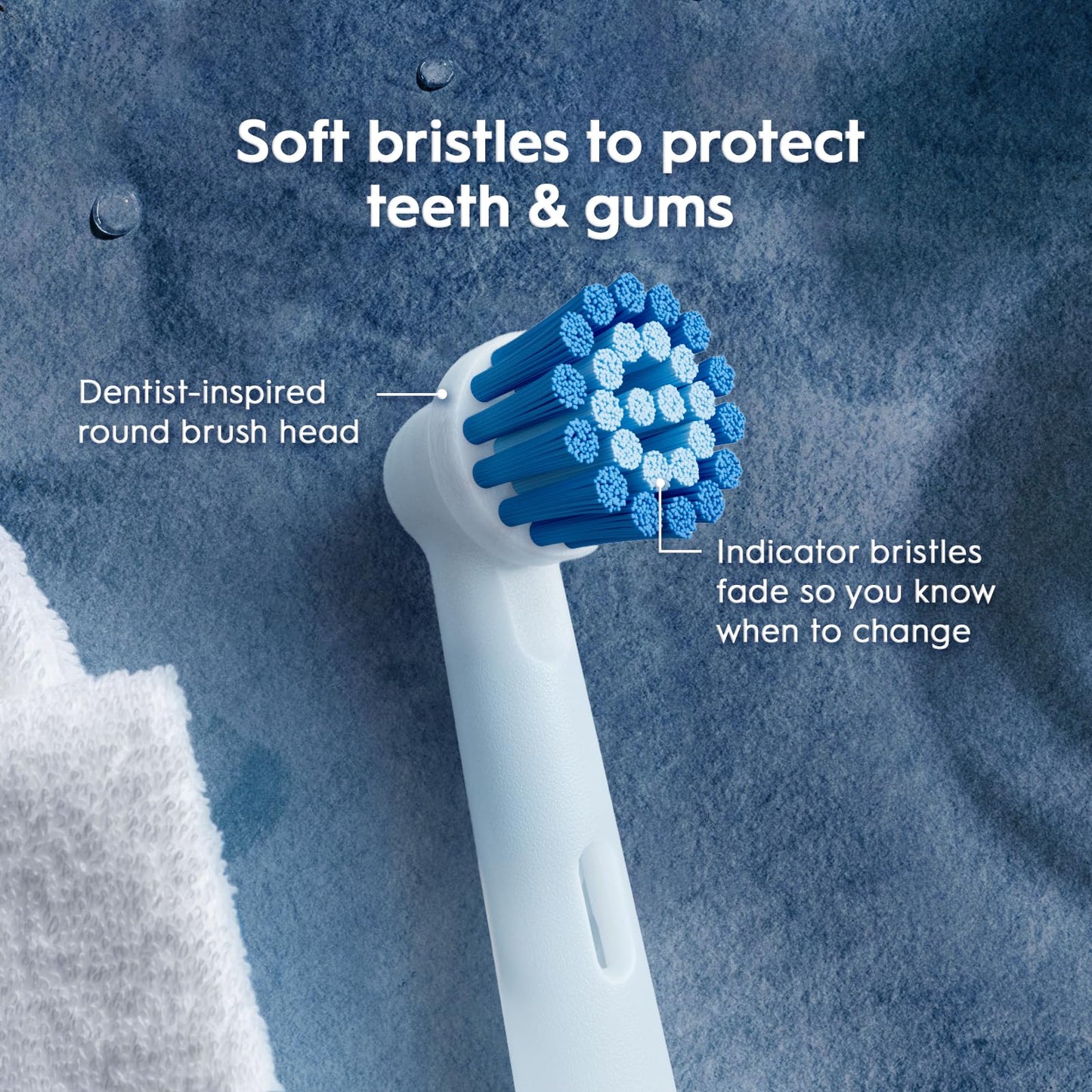 Oral-B Sensitive Gum Care Electric Toothbrush Replacement Brush Heads, 8 Count
