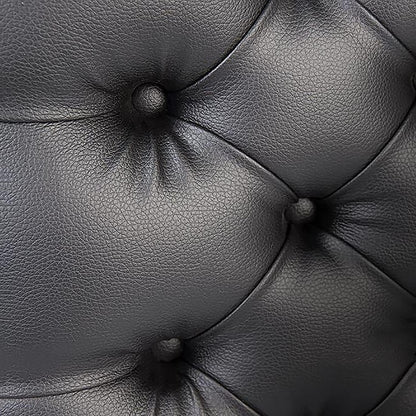EliteBloom Adjustable Piano Bench with Padded Leather Cushion Luxury Piano Stool for Home Church School University,
