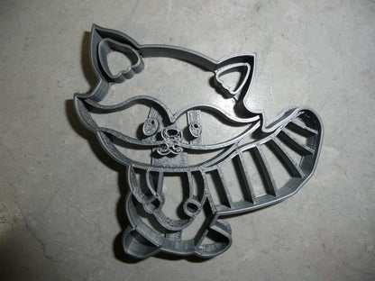 BABY RACCOON CUB WOODS FOREST ANIMAL COOKIE CUTTER, MADE IN USA