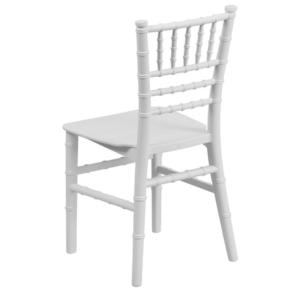 Flash Furniture Hercules Series Children's Resin Event Chairs, Commercial/Residential All Occasion Chairs for Kids, 330 lb. Static Weight Capacity, Set of 10, White