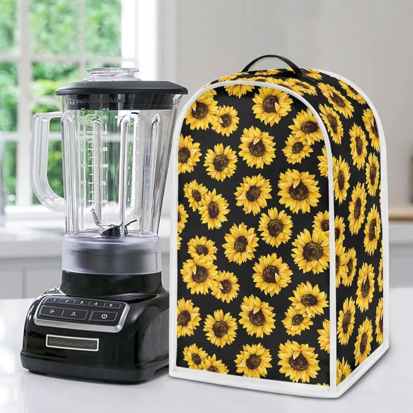 Camo Deer Toaster Cover and Blender Cover Set, Brown Camouflage Dust Cover Case for 4 Slice Small Appliances, Hunting