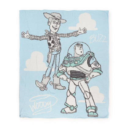Jay Franco Kids Plush Throw Blanket – Soft & Comfy Fluffy 50x70 Inches Throw for Couch or Bed – Cozy Home Décor for Living Room & Bedroom, Multi - Toy Story