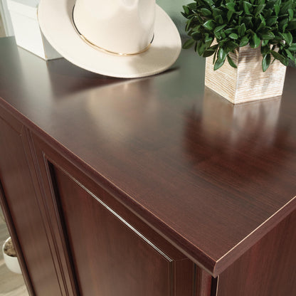 Sauder Palladia Armoire, Select Cherry finish