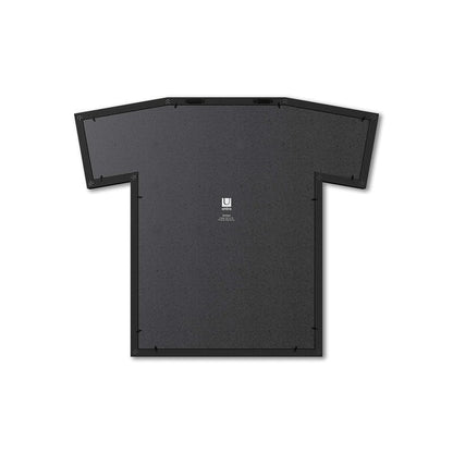 Umbra T-Frame, Unique T-Shirt Display Case to Showcase Adult Sized T-Shirts (Small to Large), Black