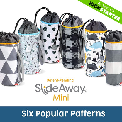Creative QT On-The-Go Mini Storage Bag and Table Top Play Mat, Buffalo Check Print, Toy Organizer for Kids and Toddlers