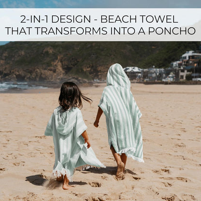 1-3 ZICOTO Stylish Hooded Beach Towel for Kids - Extra Soft and Fast Drying Poncho for Toddlers Years is Made