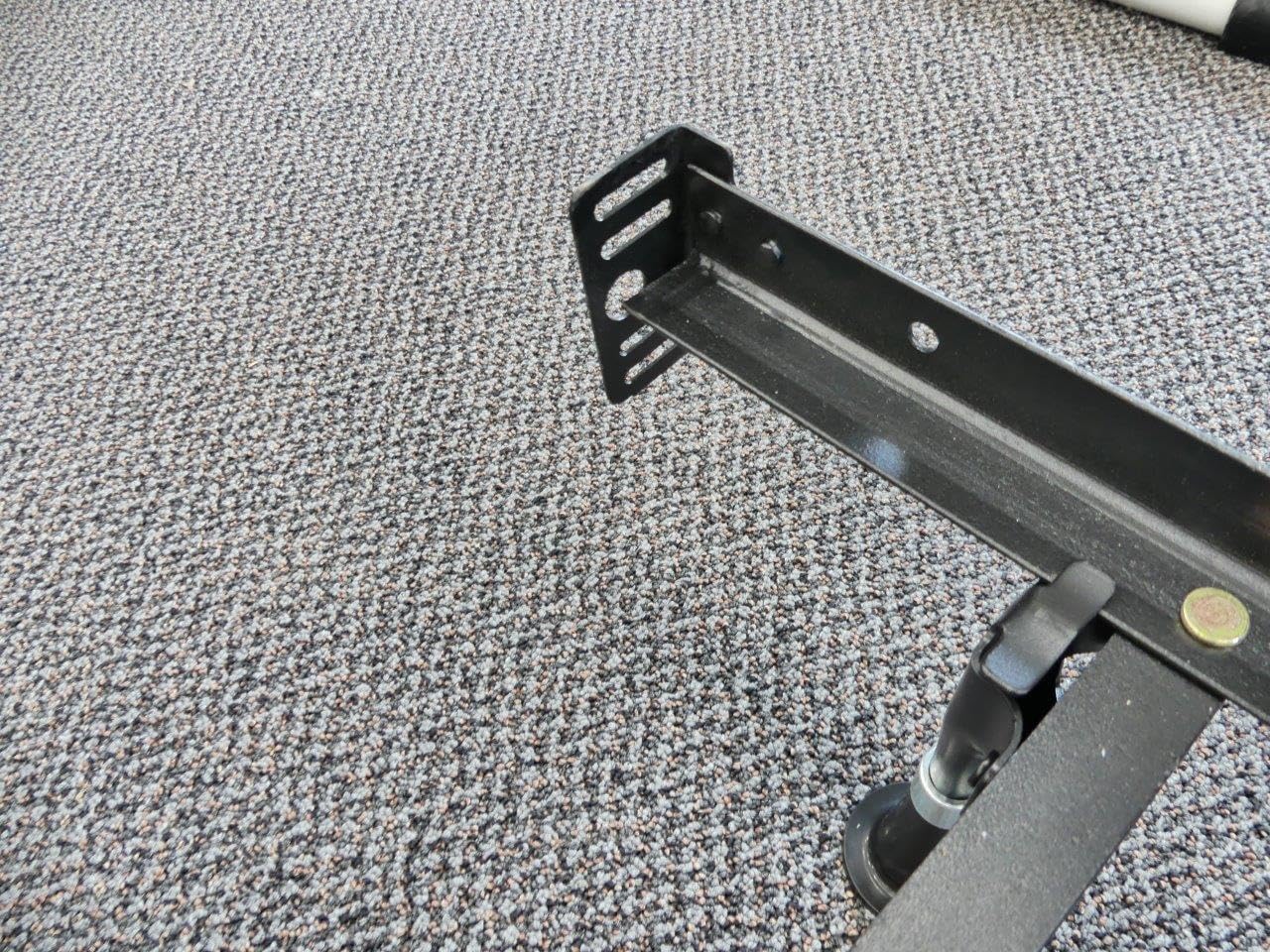 Tech Team Bed Frame Extension Set, 2 Pieces, Hardware Included, Extend Metal Bedframe to Meet Headboard