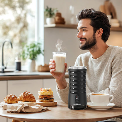 Electric Milk Frother, Paris Rhône 4-in-1 Milk Steamer and Frother, Hot & Cold Foam Milk Warmer with Temperature Control, Auto Shut-Off Frothers for Coffee, Latte,Macchiato, Cappuccino